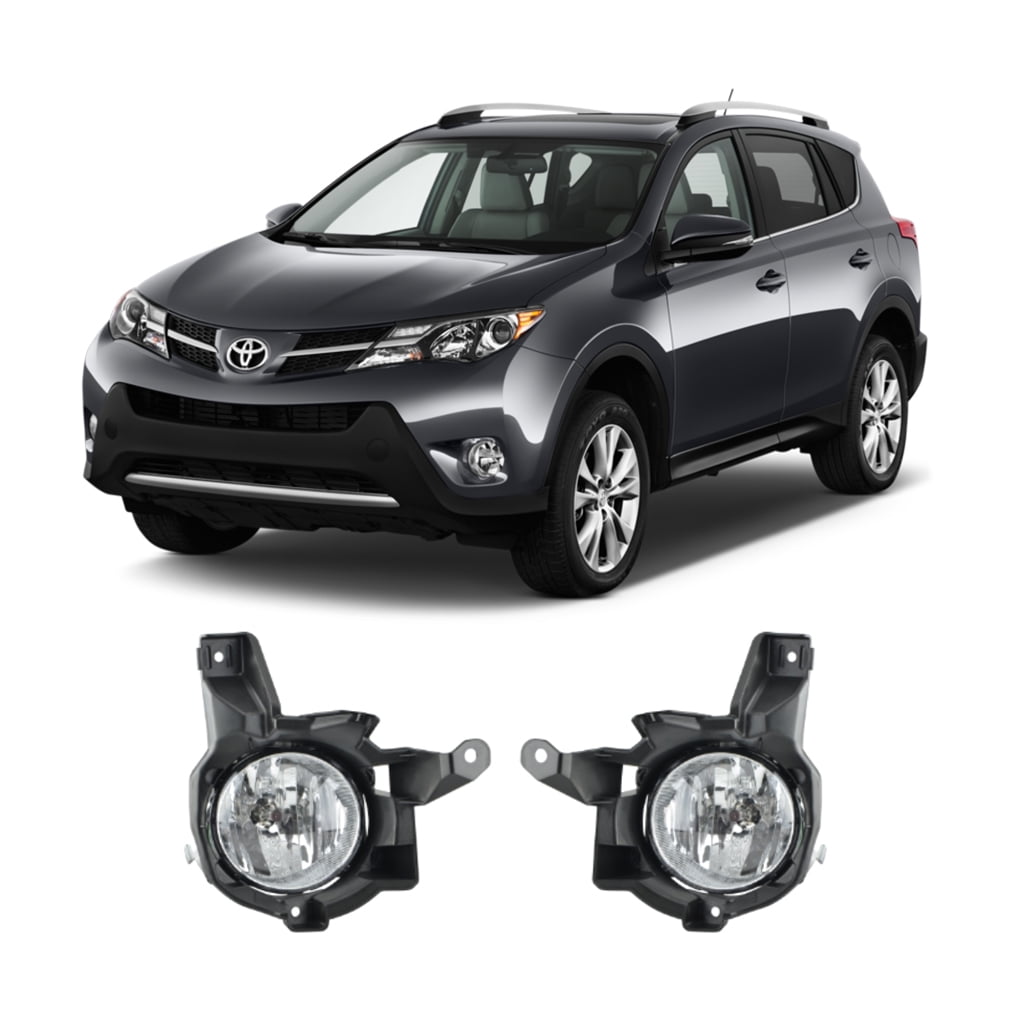 For 20132015 Toyota Rav4 Fog Lights Lamps and Assemby Set L&R Side