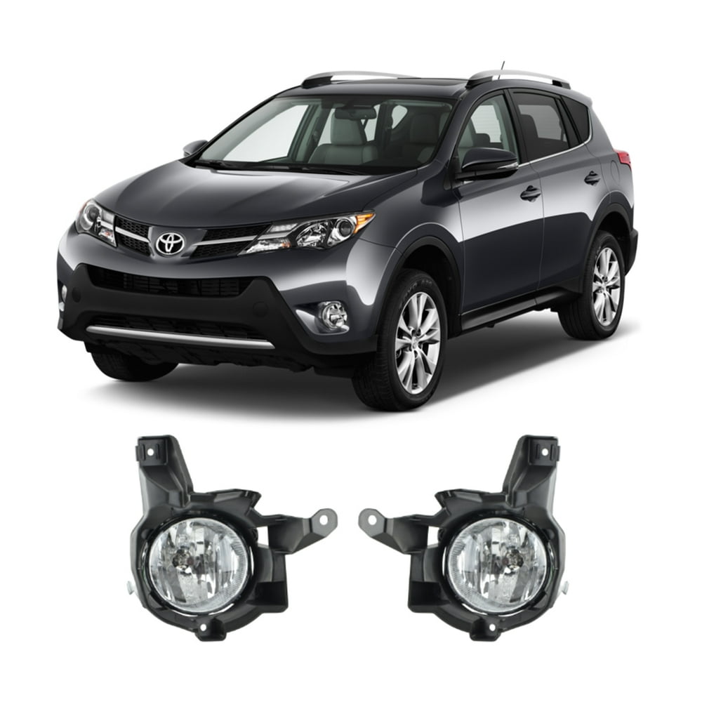 For 20132015 Toyota Rav4 Fog Lights Lamps and Assemby Set L&R Side