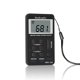 thumbnail image 2 of Mini radio recargable HANRONGDA AM / FM portátil de 2 bandas, receptor de radio estéreo digital de bolsillo con pantalla LCD para auriculares Inevent DZ2999-02B, 2 of 7