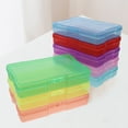 thumbnail image 4 of MasteelfCA 8pcs Plastic Storage Boxes Postcards Storage Cases Photos Organizing Boxes, 4 of 5