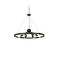 thumbnail image 3 of Living District Thora 32 Inch Pendant Light In Weathered Black, 3 of 9