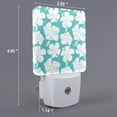 thumbnail image 2 of Balery Vintage Floral Luz Nocturna LED con Sensor Automático, Enchufe con Sensor Crepuscular, Luz Suave de 0.5W para Dormitorio, Pasillo, Baño-US, 2 of 7