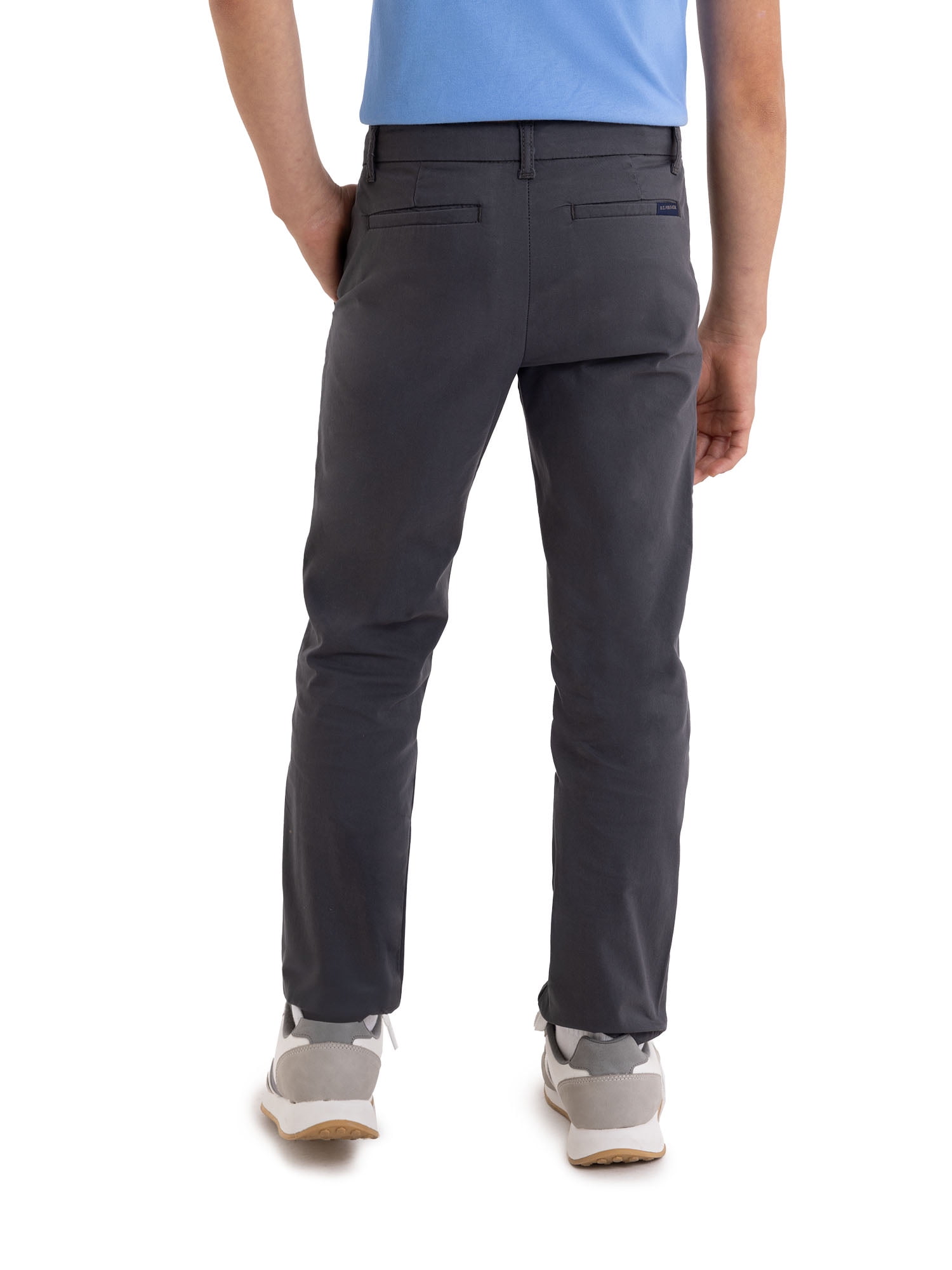 U.S. Polo Assn. Boys Play-Formance Pant with Stretch, Sizes 4-18