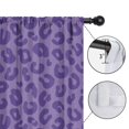 thumbnail image 4 of Blackout Kids Curtains,Purple Leopard Print Childrens Insulated Curtains Set Of 2,Bedroom Essentials,Toddler Room Decor 42"x54", 4 of 5
