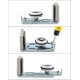 thumbnail image 3 of 2pcs Door Bottom Guide,adjustable,anti-scratch wheels with ball bearing,Adjustment range:10mm-35mm, 3 of 5