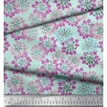 thumbnail image 2 of Soimoi Poly Georgette Fabric Flower Artistic Print Fabric by the Yard 42 Inch Wide, 2 of 3