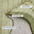 thumbnail image 6 of Garvee 9'x12' Scalloped Wavy Border Area Rug Neutral Washable Carpet, Non Slip Minimalist Striped Floor Rug for Living Room Bedroom Home Office, Green, 6 of 6