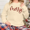 thumbnail image 7 of Merry Christmas Sweatshirts for Women Vintage Christmas Tree Graphic Shirt Xmas Holiday Casual Long Sleeve Pullovers, 7 of 7