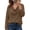 Coffee, variant on Women's Cowl Neck Sweater Casual Long Sleeve Pullover Sweaters Top