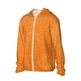 thumbnail image 2 of Balery Orange Glitter2 Men's Women's UPF 50+ Sun Protection Lightweight Hoodie Performance Long Sleeve Shirt for Fishing Running-Small, 2 of 9