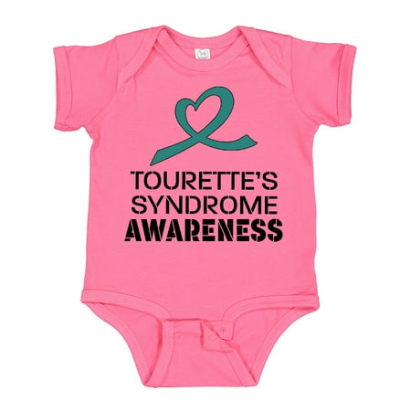 

Inktastic Tourettes Syndrome Awareness- Teal Ribbon Gift Baby Boy or Baby Girl Bodysuit