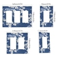 thumbnail image 2 of Yayeee Rocker Switch Wall Plate 1-Gang 4.6"x2.9" Home Decorative Outlet Cover, Floral Ocean Waves, 2 of 6