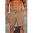 thumbnail image 6 of Pinspark Mens Lounge Sweat Shorts, 7" Casual Elastic Waist Gym Workout Shorts with Drawstring, 6 of 7