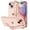 Pink, variant on IUNJUA IPhone 15 Plus Rugged Love-Hearts Soft Shell Cell Phone Case for IPhone IPhone 15 Plus, Pink