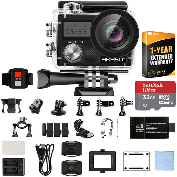 Akaso Brave 4 Waterproof Sports Action Camera Full HD 4K 20MP with WiFi