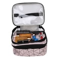 thumbnail image 3 of Coque Cosmétique, Étui Cosmétique Multifonctionnel Double Voyage Organisateur Sac de Maquillage Classe Principales Caractéristiques, 3 of 14