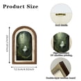 thumbnail image 3 of Fiaya Women Halloween Ghost Wooden Double-Layer Decorative Sign Arch Door Frame for Tabletop Wall Hanging Vintage Rustic Ornament Style G, 3 of 5