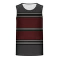 thumbnail image 4 of Taqqpue Striped Print Tank Tops for Mens Casual Crewneck Sleeveless Shirts Loose Fit Quick Dry Workout Gym Muscle Beach Vests for Athletic Training Sports Swim, 4 of 4
