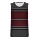 thumbnail image 4 of Camiseta sin mangas de cuello redondo para hombre, ropa de ocio, fitness, para el hogar, pijamas, camiseta con estampado de rayas de moda a color, blusa deportiva de poliéster para hombre, 4 of 4