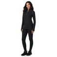 thumbnail image 6 of ClimateRight by Cuddl Duds Stretch Fleece Women's Long Sleeve Mock with Half Zip Base Layer Top, Sizes XS to 4X, 6 of 7