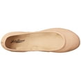 thumbnail image 5 of Lucky Brand Emmie Nude Suede Ballet Leather Flat Slip On Rounded Toe Shoes (7.5), 5 of 8