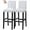 White, variant on Bar Chair Covers Waterproof,Set of 2/4/6 Stretch Pub Chair Slipcover Universal Removable Washable Non-slip Jacquard Counter Height Bar Stool Covers for Cafe Kitchen Hotel-2-Beige