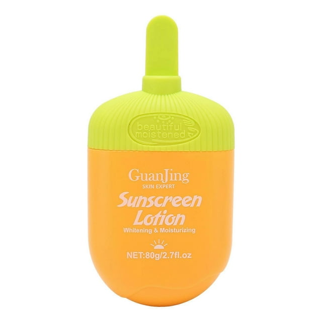 Sunscreen Spf60+++ Hydrating Refreshing Lotion Texture Improving Skin Whitening 80g/2.8oz Facial Sunscreen for Outdoor
