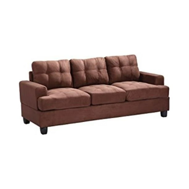 Nova Furniture Group NF512AS Living Room Sofa, Chocolate