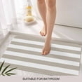 thumbnail image 3 of Beige Stripes Door Mat&nbsp;Indoor Outdoor Entrance, Non Slip Small Rug for Kitchen Bathroom Entryway Rug, Simple Beige White Texture Washable Doormat Floor Mat for Office Home Decor 16x24 Inch, 3 of 8