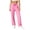 A-Pink, variant on Wide Leg Sweatpants for Women Casual High Waisted Baggy Sweat Pants Drawstring Workout Jogger Trousers with Pockets