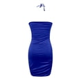 thumbnail image 5 of XIYON Dress For Women Solid Color Casual Daily Fashion Backless Tie Strap Slip Sleeveless Dress For Outing And Party Wear Club Party Going Out Outfits Elegant, 5 of 5