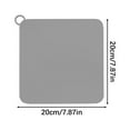 thumbnail image 6 of Silicone Floor Drain Cover Seal for Bathroom Shower and Sink, Transparent Odor Blocking Sewer Smell Deodorizer, Flexible Waterproof Silicone Pad, 6 of 6
