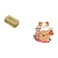 thumbnail image 4 of Caja de pañuelos,Dispensador de pañuelos para baño,Reloj de pared,Reloj de pared silencioso para amantes de los gatos,Bonito reloj de pared para dormitorios infantiles., 4 of 7