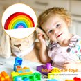thumbnail image 4 of Bloques Rainbow Stacker Building Blocks Montessori Juguete Apilamiento Equilibrio Juego (D) Ndcxsfigh Nuevos Originales, 4 of 9