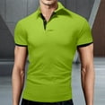 thumbnail image 2 of Ierhent Polo Shirt Men Men's Regular-Fit Quick-Dry Golf Polo Shirt(Green,8XL), 2 of 5