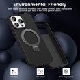 thumbnail image 6 of for iPhone 14 Pro Max Case with Stand, [Invisible Magnetic Kickstand] Soft Liquid Silicone Slim Shockproof Drop Protection Case with Microfiber Lining for iPhone 14 Pro Max - Black, 6 of 17