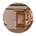 thumbnail image 2 of Titan Casket, Satin Series Funeral Casket in Copper, 2 of 5