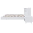 thumbnail image 3 of Nexera Harper 3-Piece Floating Platform Bedroom Set, White, Double, 3 of 8