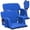 blue, variant on TEQIN 2 Pack Reclining Stadium Seat With Armrests,Stadium Seats With Back Support, Stadium Chair With 6 Adjustable Angle, Bleacher Chair For Outdoor Sport Events
