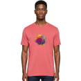 thumbnail image 2 of Color-Splash Mens Graphic Tee, 100% Cotton, Casual Summer Wear-BAA384, 2 of 2