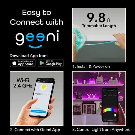 Geeni - Prisma Smart LED Strip Lights (3M) - Multicolor