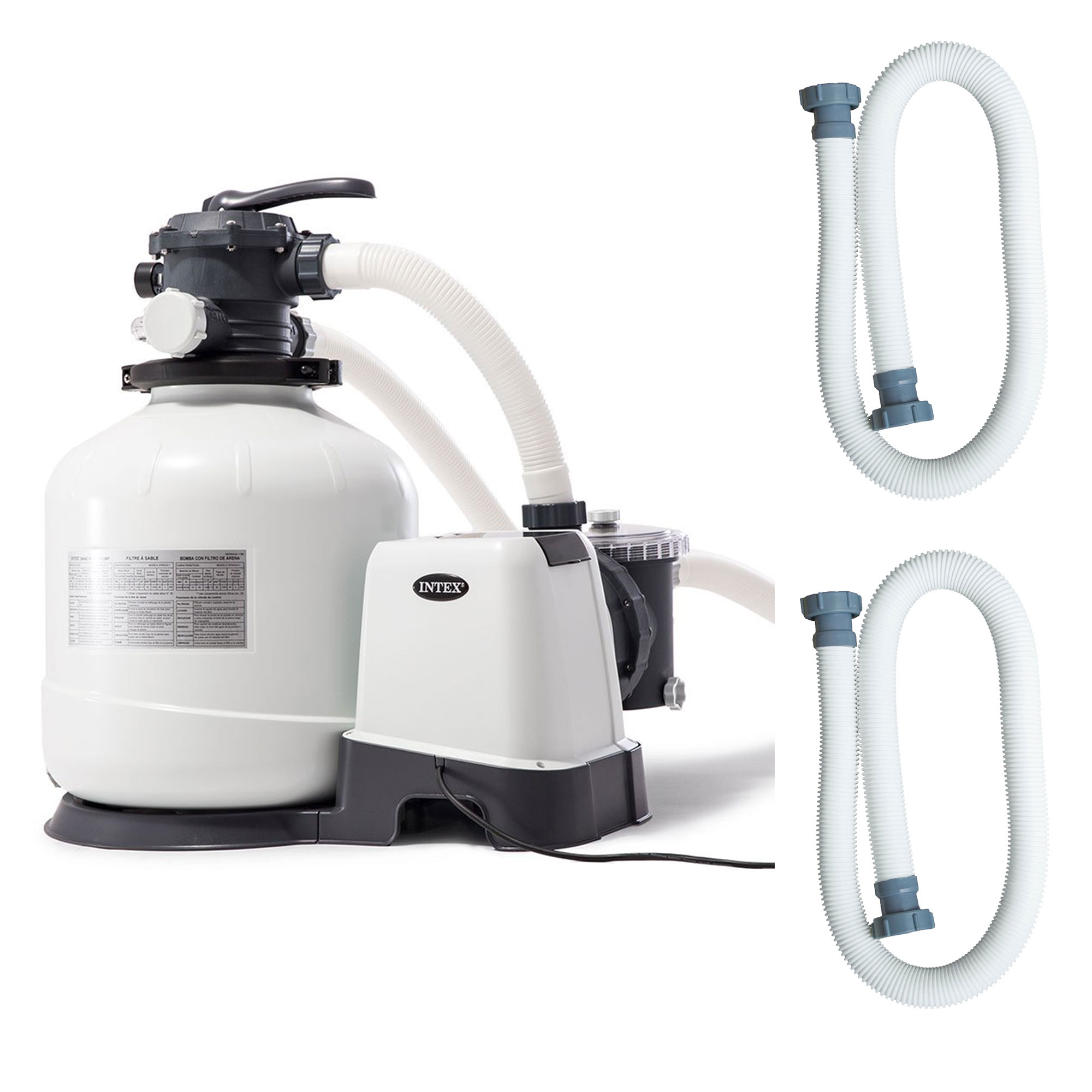 How Do I Connect My Milliard Pool And Spa Vacuum Head To The Intex Krystal Clear Sand Filter Pump