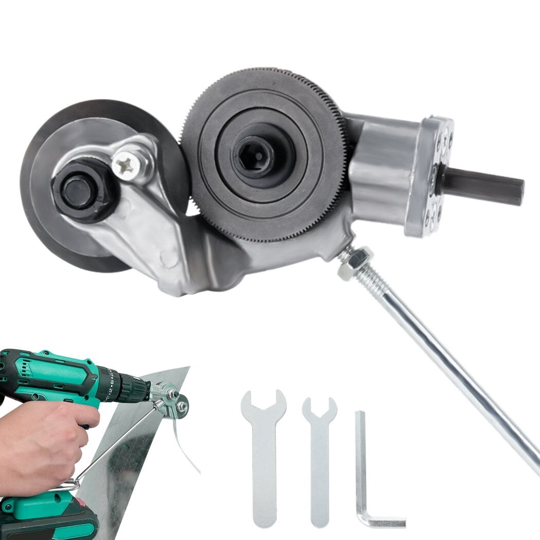 Electric Drill Plate Cutter, Metal Nibbler Drill Attachment, Electric