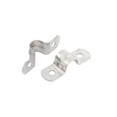 thumbnail image 2 of Uxcell 0.39inch Arch High Two Hole Stainless Steel Pipe Strap Clips Fastener Holder 20Pcs, 2 of 4