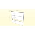 thumbnail image 5 of Nexera Identi-T Platform Bed and Plank Headboard, Walnut, 5 of 5
