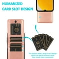 thumbnail image 4 of SaniMore for Samsung Galaxy A14 5G 6.6" 2023 Case, Card Slots Case with Flip Kickstand Premium PU Leather Magnetic Clasp Anti-scratch Anti-drop Heavy Duty Protective Case for Galaxy A14 5G, Rosegold, 4 of 7