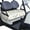 Flowers-117, variant on St. Patrick's Shamrock Print Bench Seat Golf Cart Towel, 51"x31" Microfiber Front Cover, Easy Maintenance