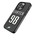 thumbnail image 2 of Keyscaper Jalen Carter-Black Philadelphia Eagles iPhone Magnetic Bump Case, 2 of 7