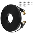 thumbnail image 1 of Cable Ethernet Mygatti Cat7 30 m 10 Gbps 600 MHz blindado negro, 1 of 7