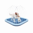 thumbnail image 2 of Square PVC Water Sprinkler Pad For Kids And Pet With Adjustable Water Jets NonSlip Surface For Outdoor Summer Water Play, 2 of 11